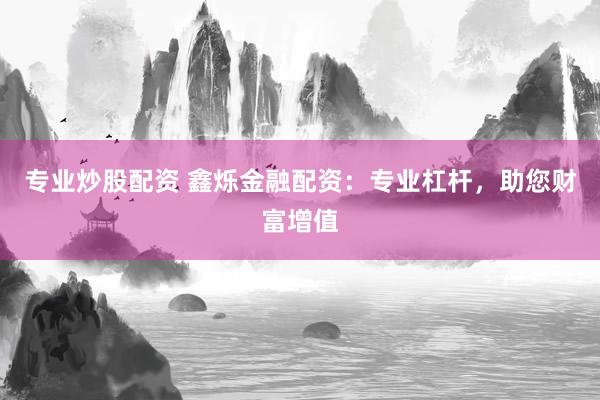 专业炒股配资 鑫烁金融配资：专业杠杆，助您财富增值