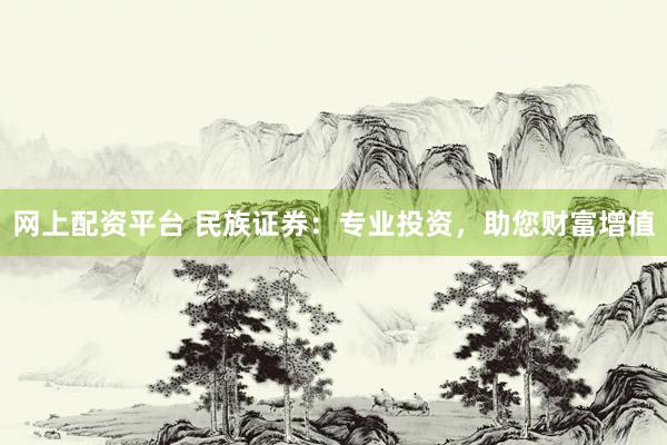 网上配资平台 民族证券：专业投资，助您财富增值