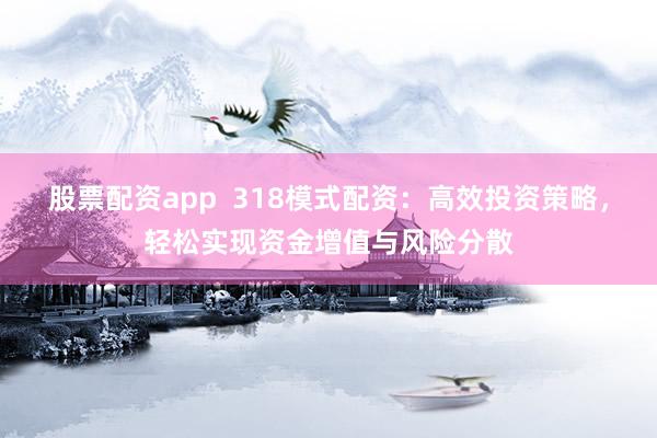 股票配资app  318模式配资：高效投资策略，轻松实现资金增值与风险分散